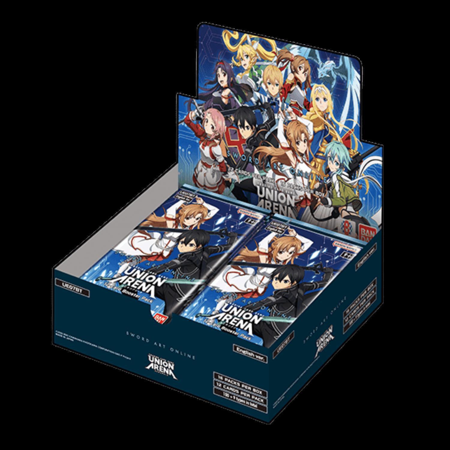 sword art online booster box UA15BT - UNION ARENA Trading Card Game | Authentic Japanese Sword Art Online TCG Booster box build strategic decks DanDaDan Booster Box- $64.99 Union